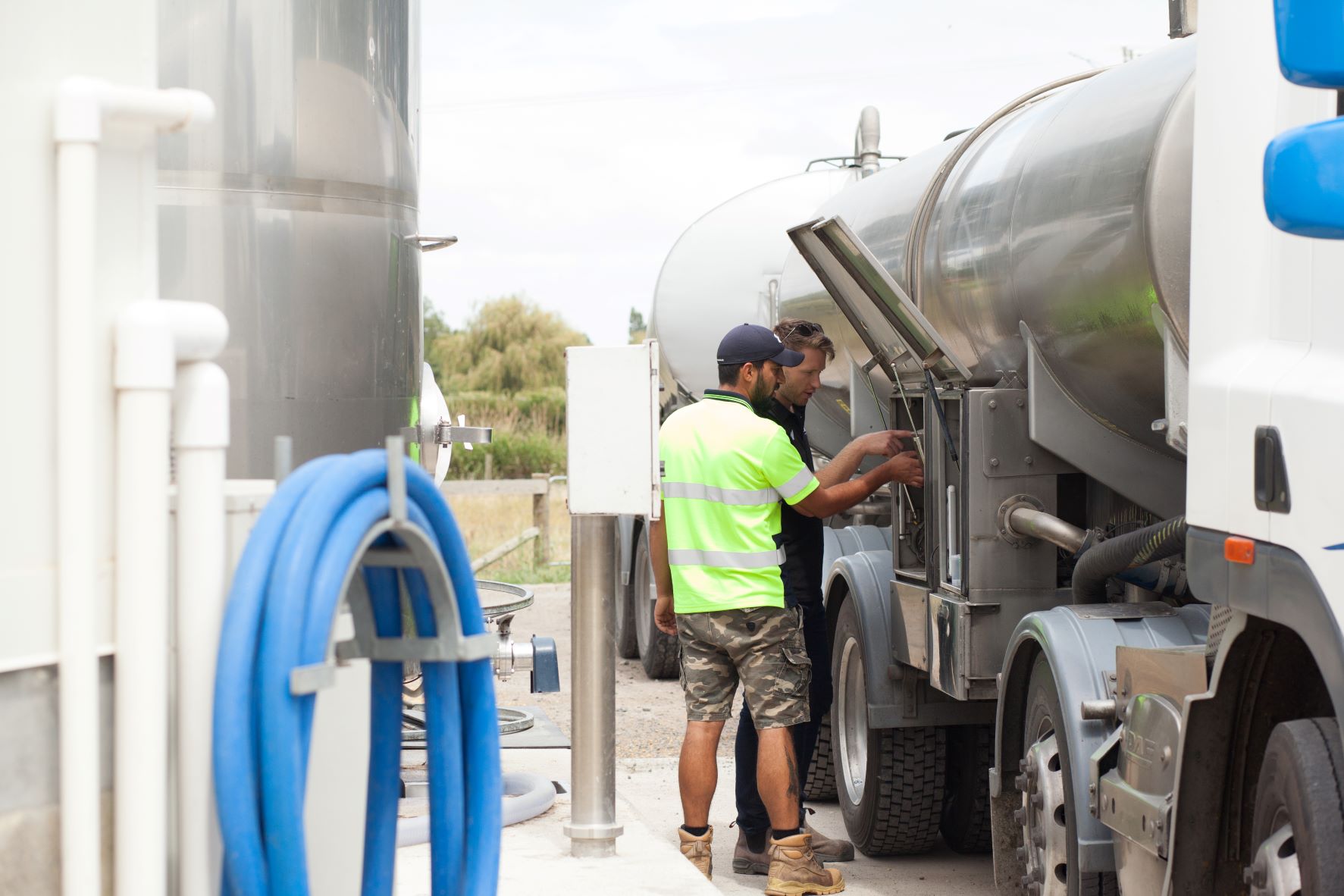 Milk Testing From Tanker