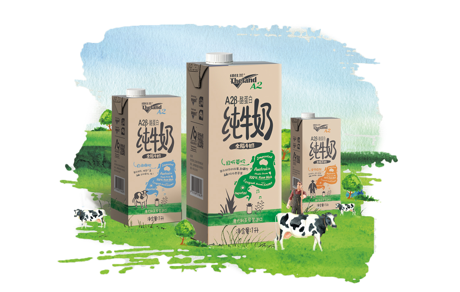 Theland A2 β-casein Whole Milk (1L) - AsureQuality Assurance Marks