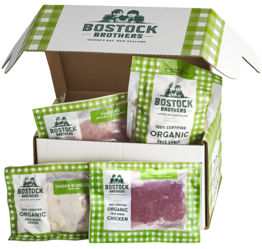 Bostock organic chicken products